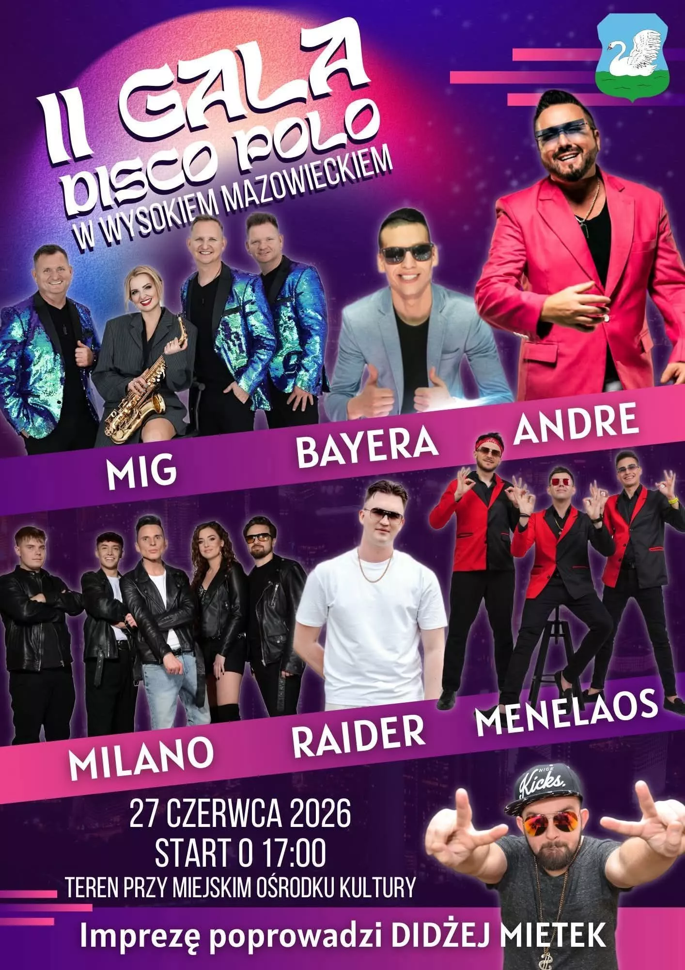 II Gala Disco Polo Wysokie Mazowieckie - 27 czerwca 2026