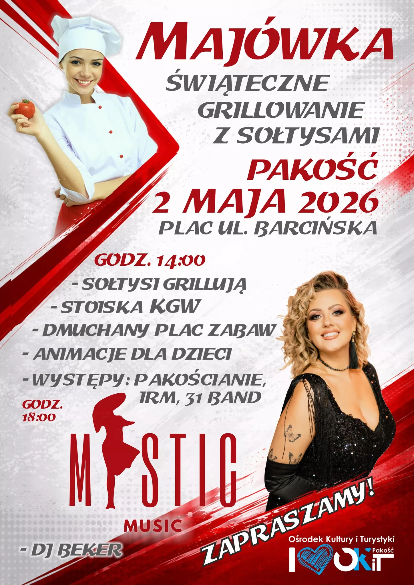 Majówka - Świąteczne Grillowanie z Sołtysami - Pakość - 2 maja