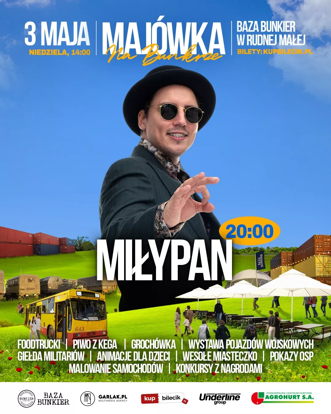 Majówka na Bunkrze - MiłyPan - Baza Bunkier Rudna Mała - 3 maja