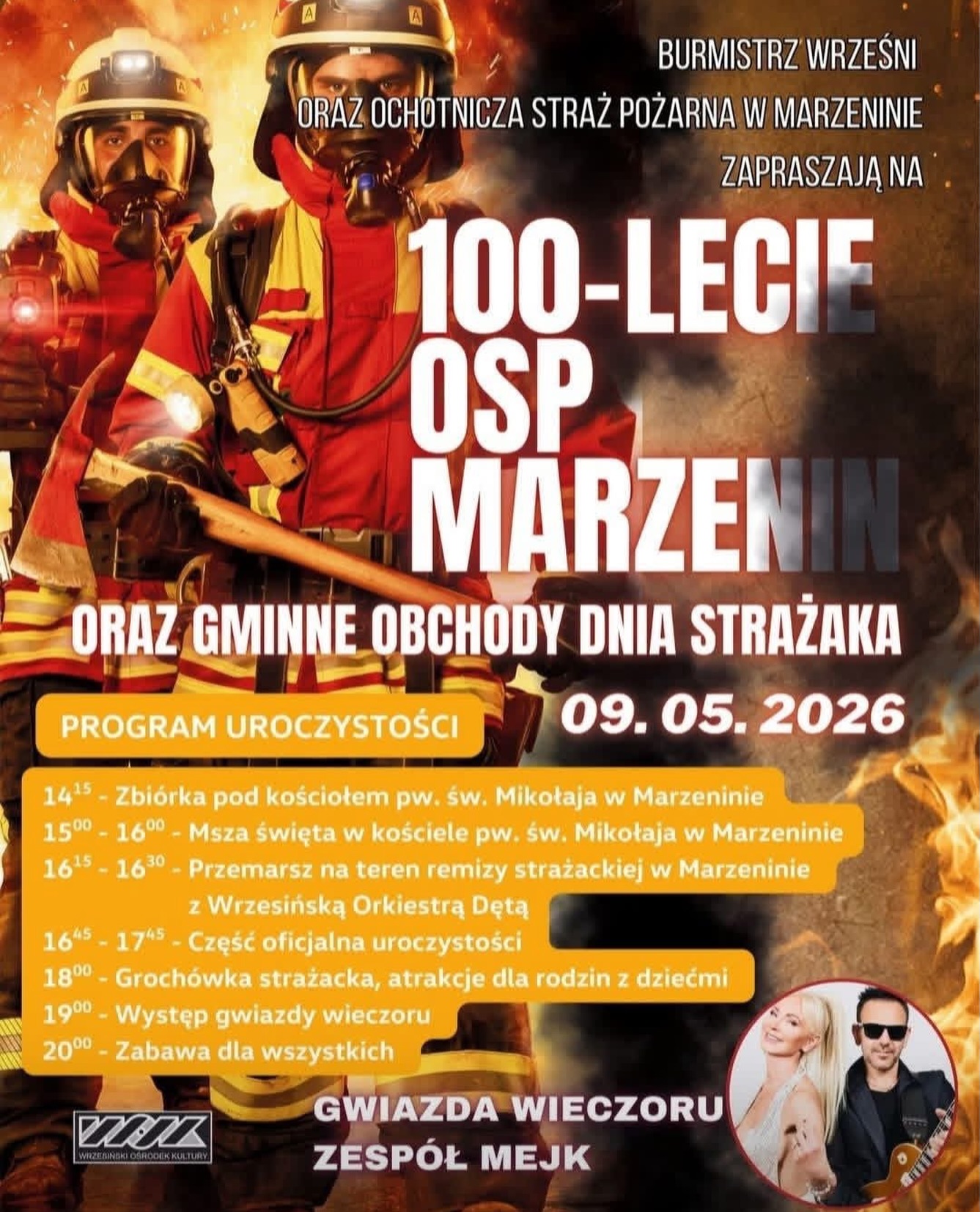Mejk - 100-lecie OSP Marzenin - 9 maja 2026