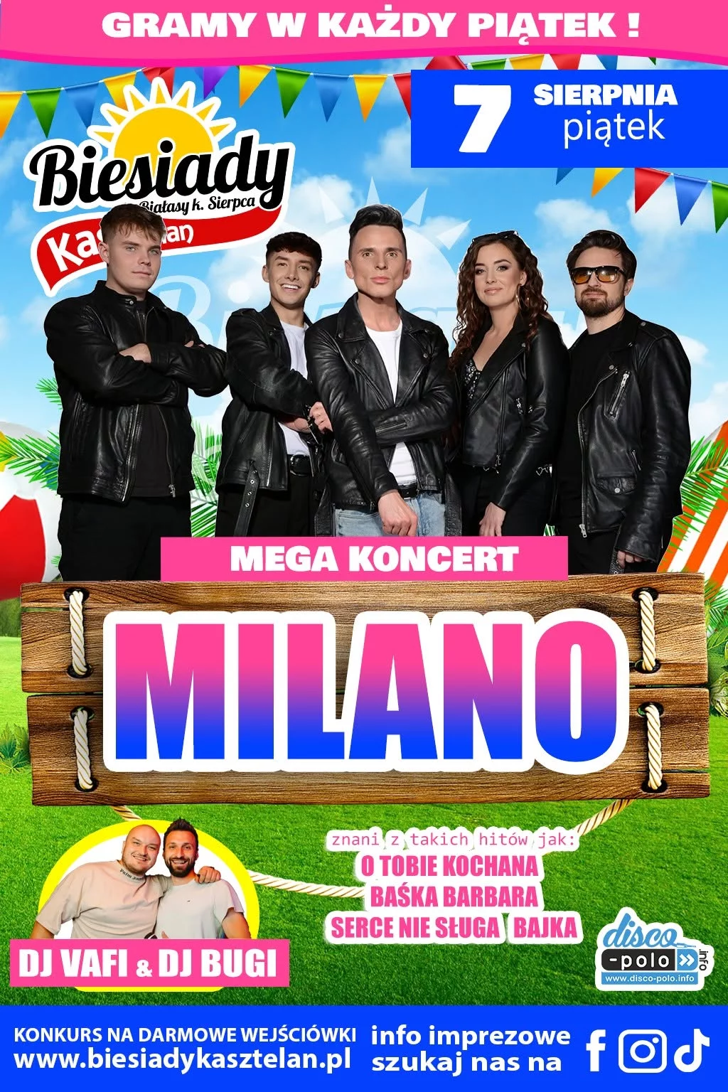 Milano - Biesiady Kasztelan Białasy - 7 sierpnia 2026