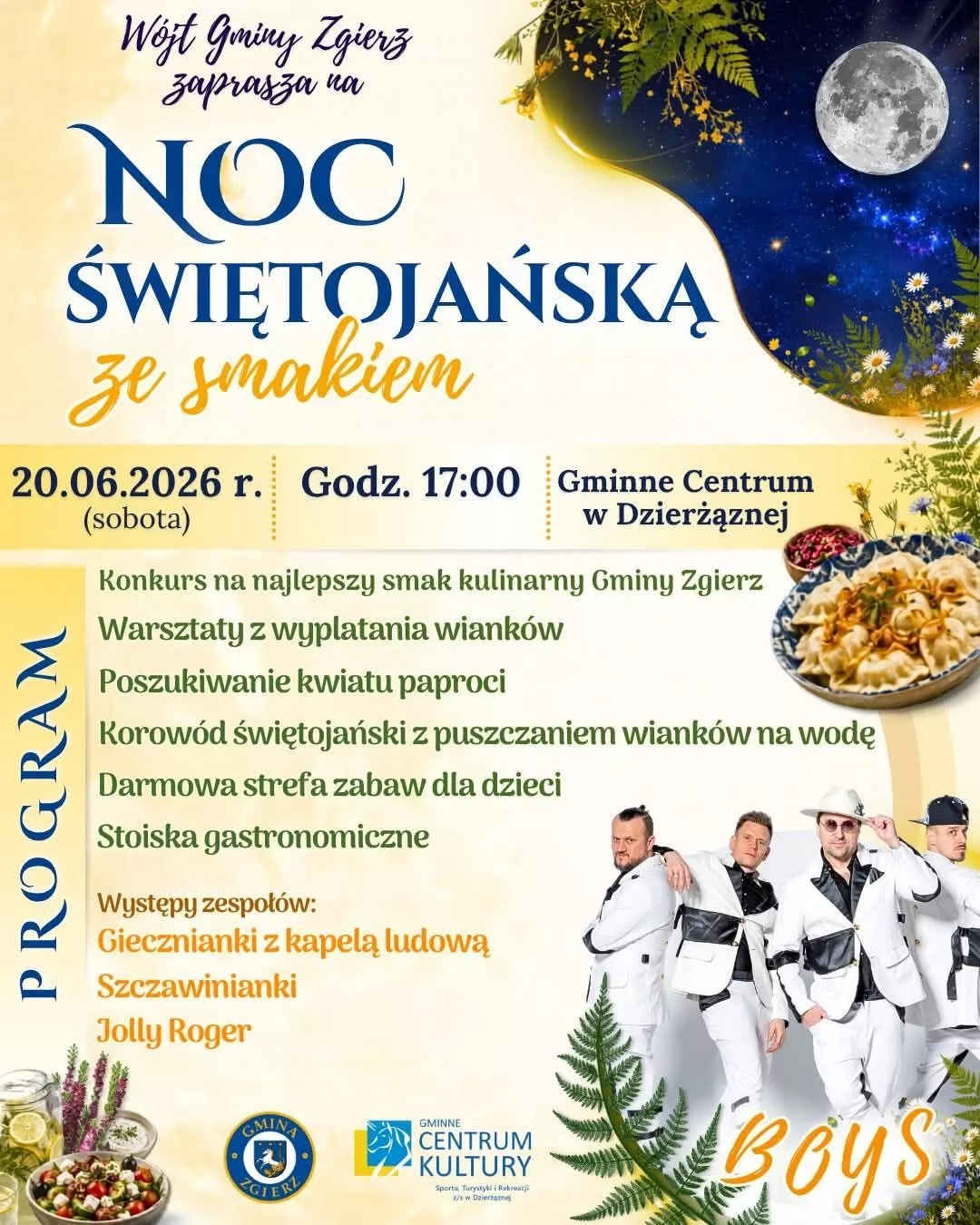 Noc Świętojańska ze Smakiem Dzierżązna - 20 czerwca 2026