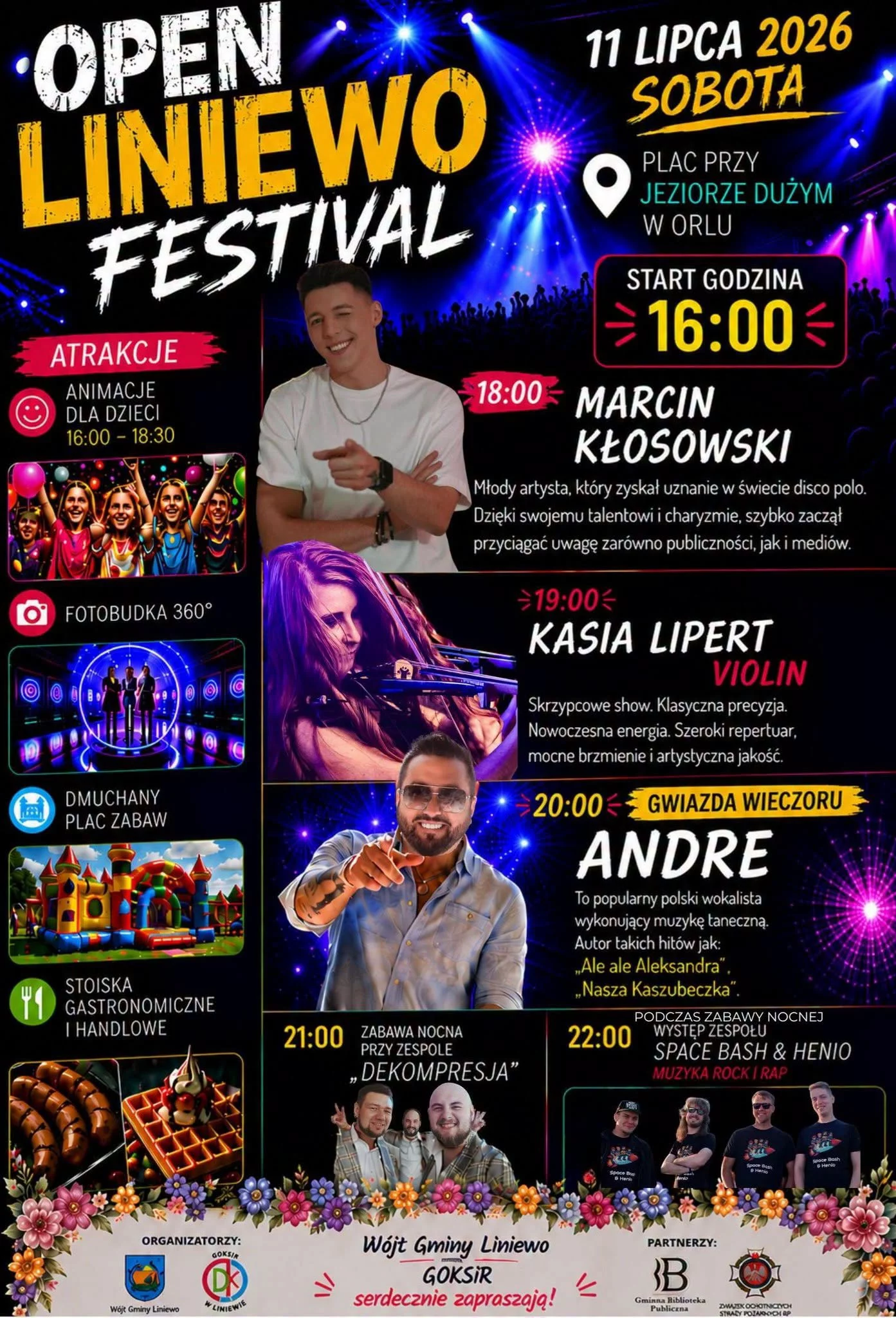 Open Liniewo Festival - 11 lipca 2026