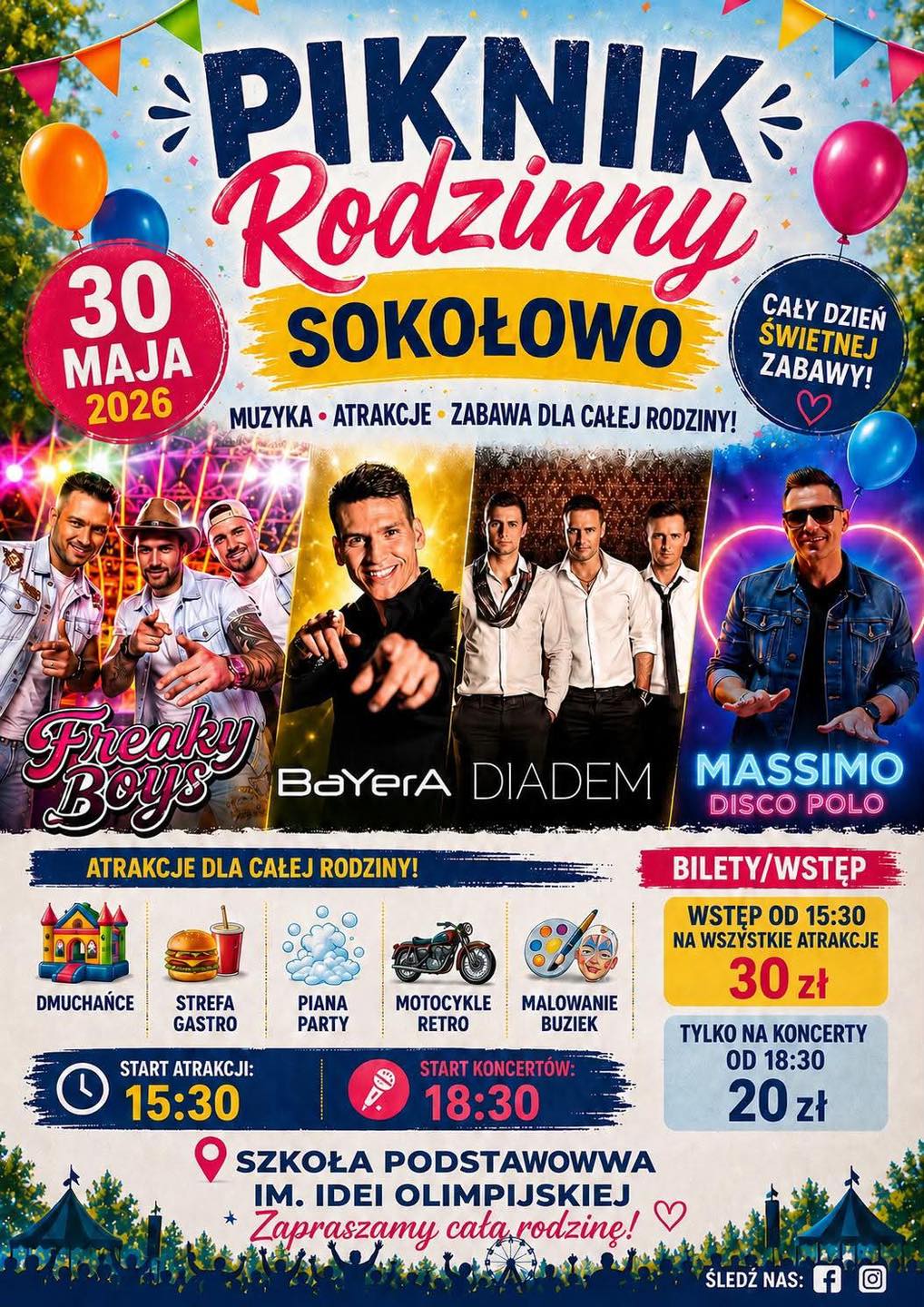 Piknik Rodzinny Sokołowo - 30 maja 2026
