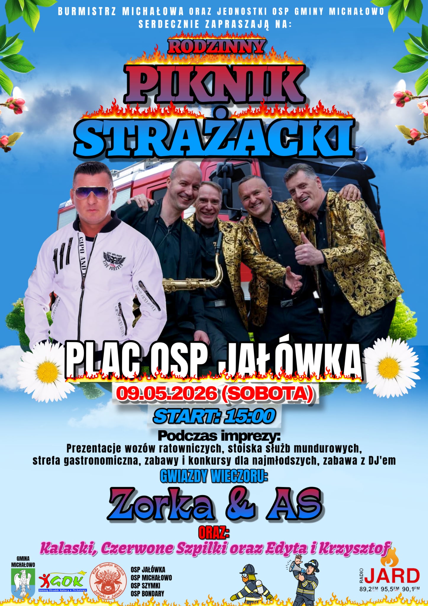 Rodzinny Piknik Strażacki - Plac OSP Jałówka - 9 maja