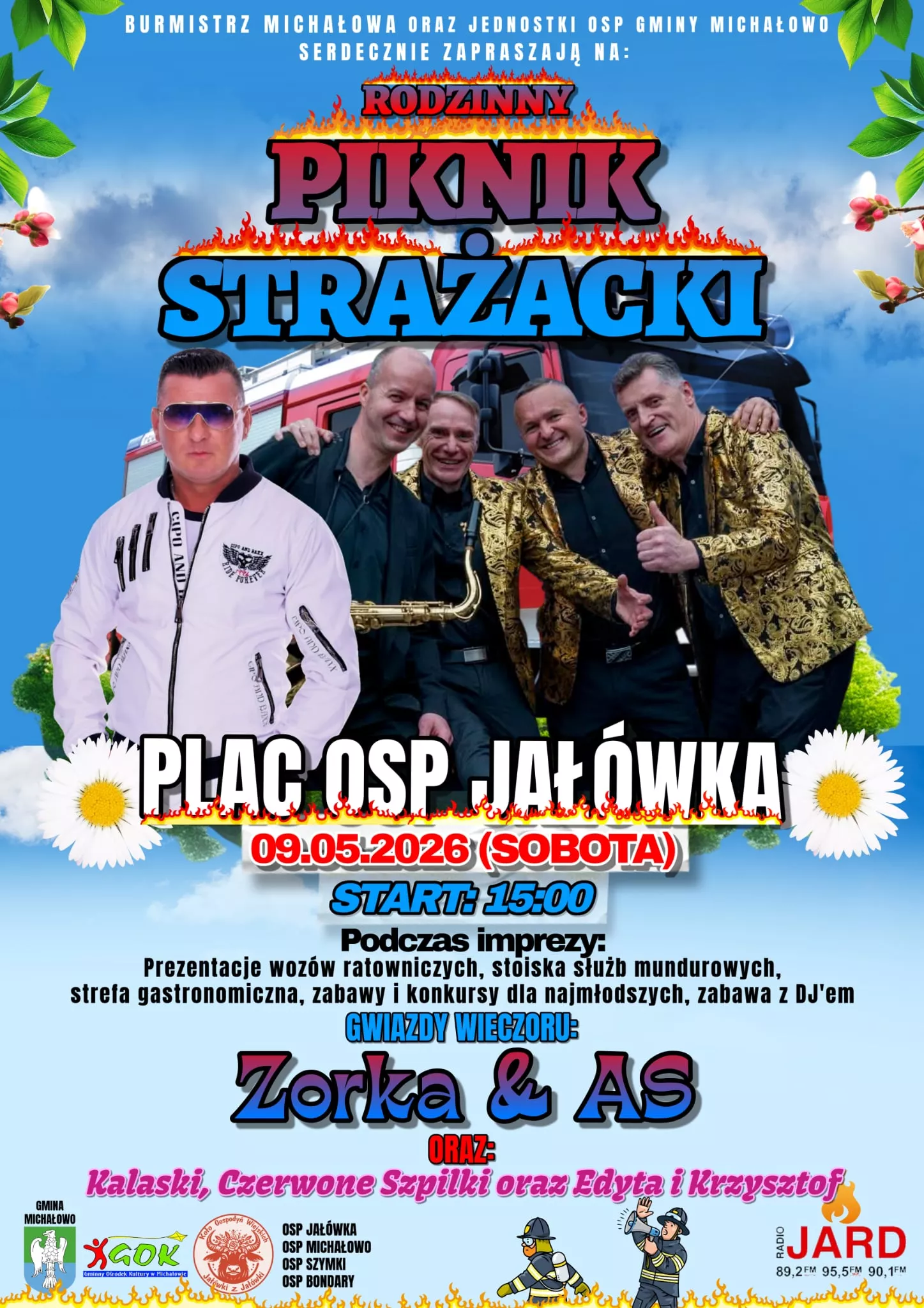 Rodzinny Piknik Strażacki - Plac OSP Jałówka - 9 maja