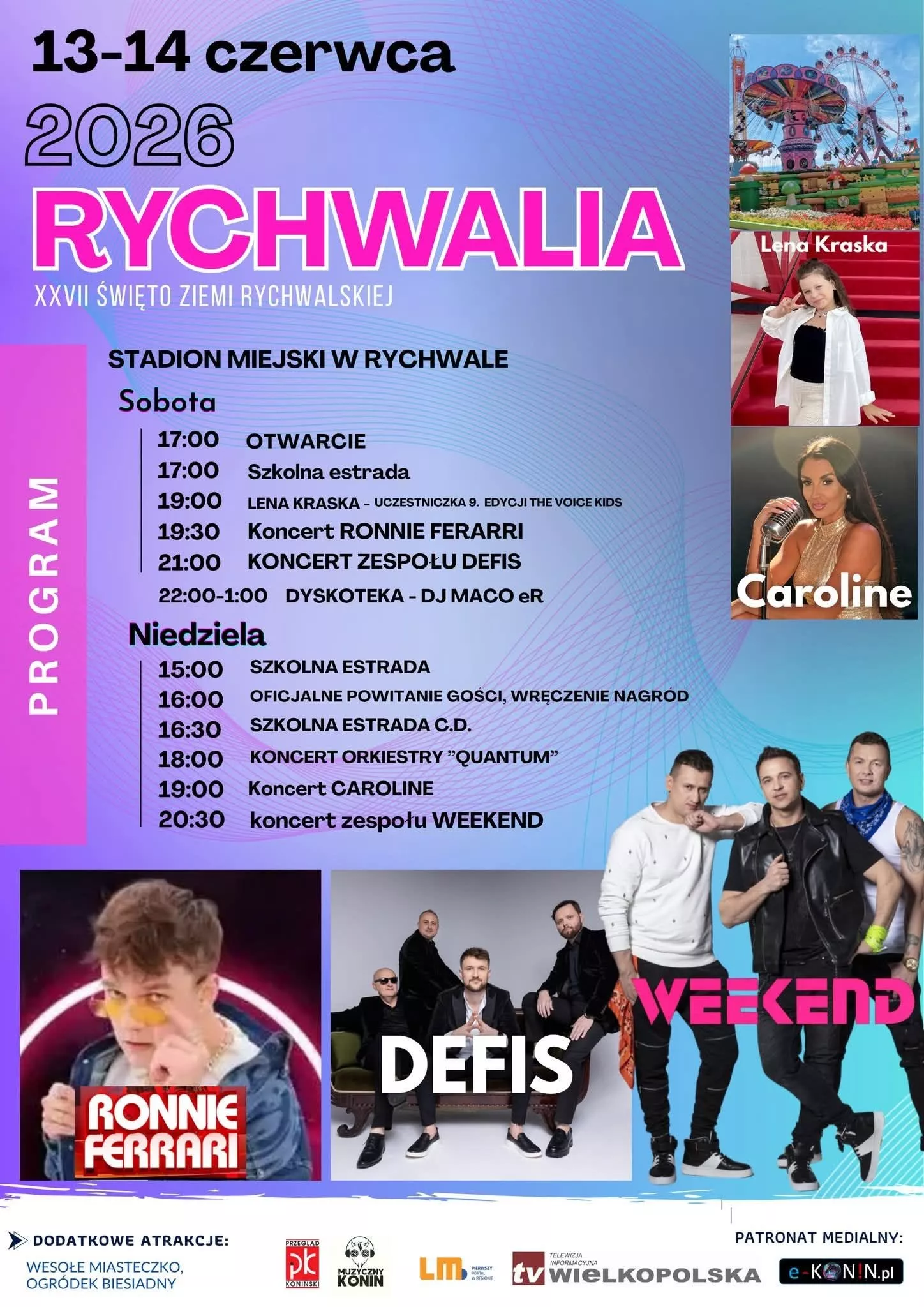 Rychwalia Święto Ziemi Rychwalskiej - 13-14 czerwca 2026