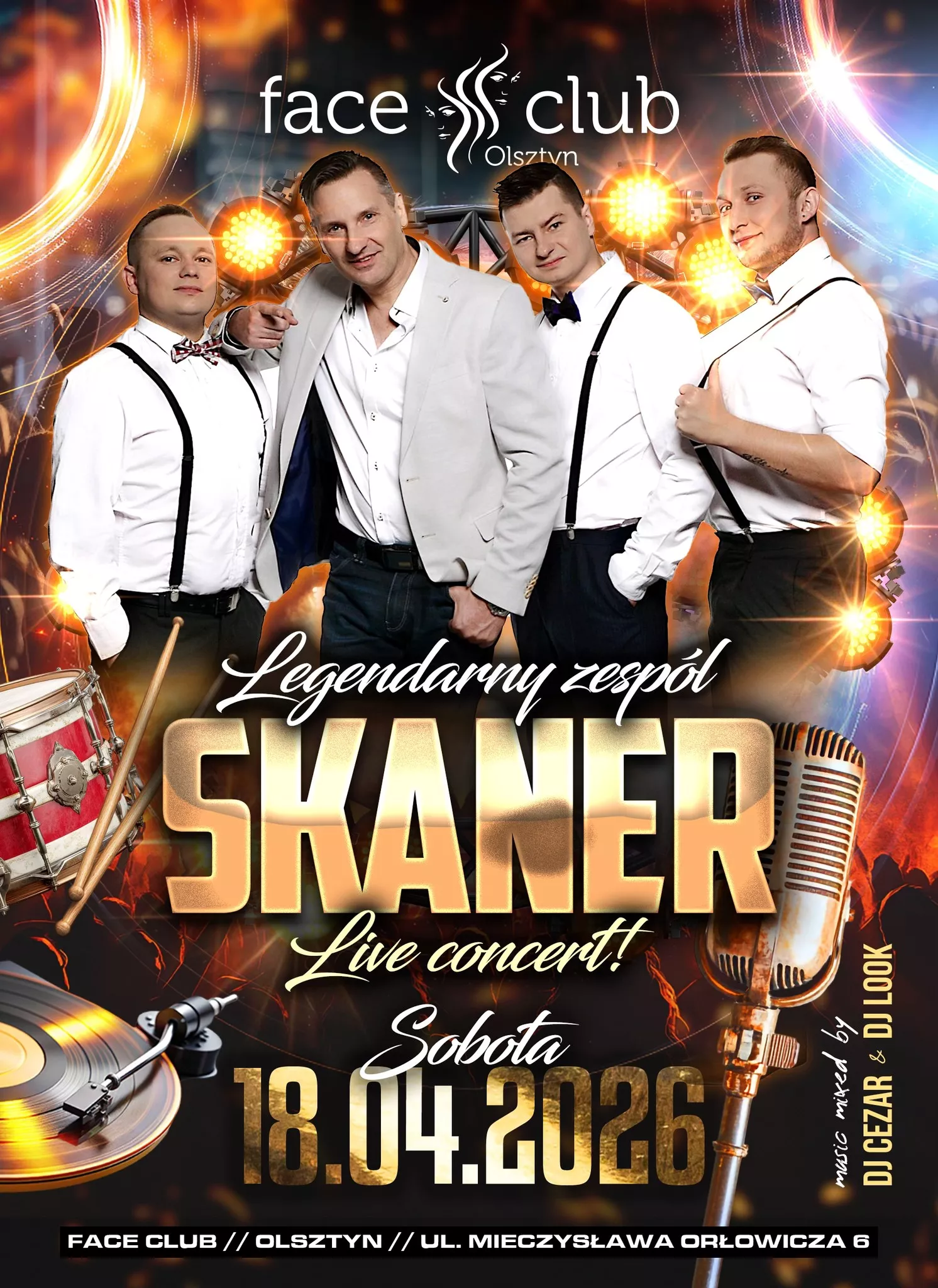 Skaner - Face Club Olsztyn - 18 kwietnia