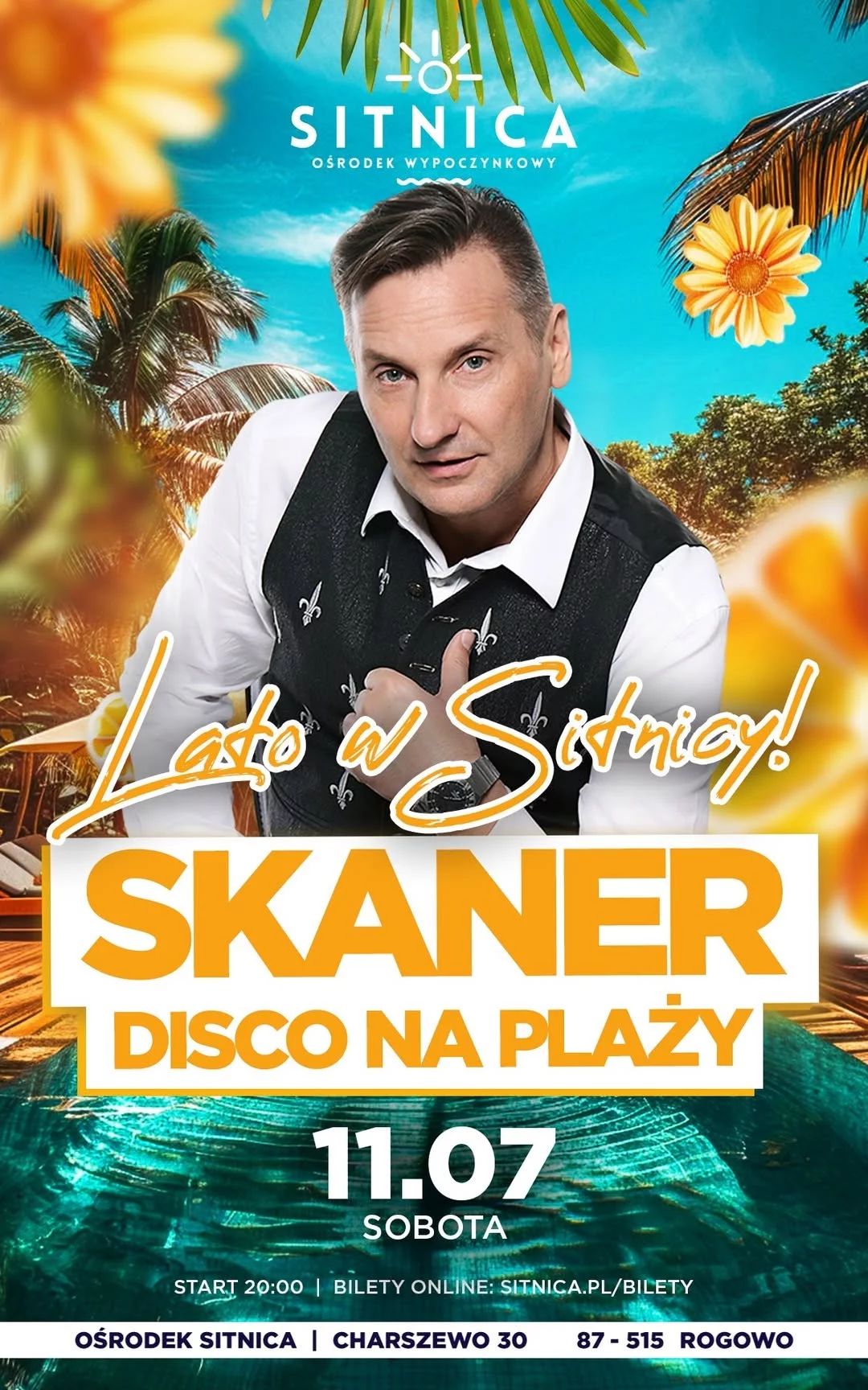Skaner - Lato w Sitnicy Disco na Plaży - 11 lipca 2026