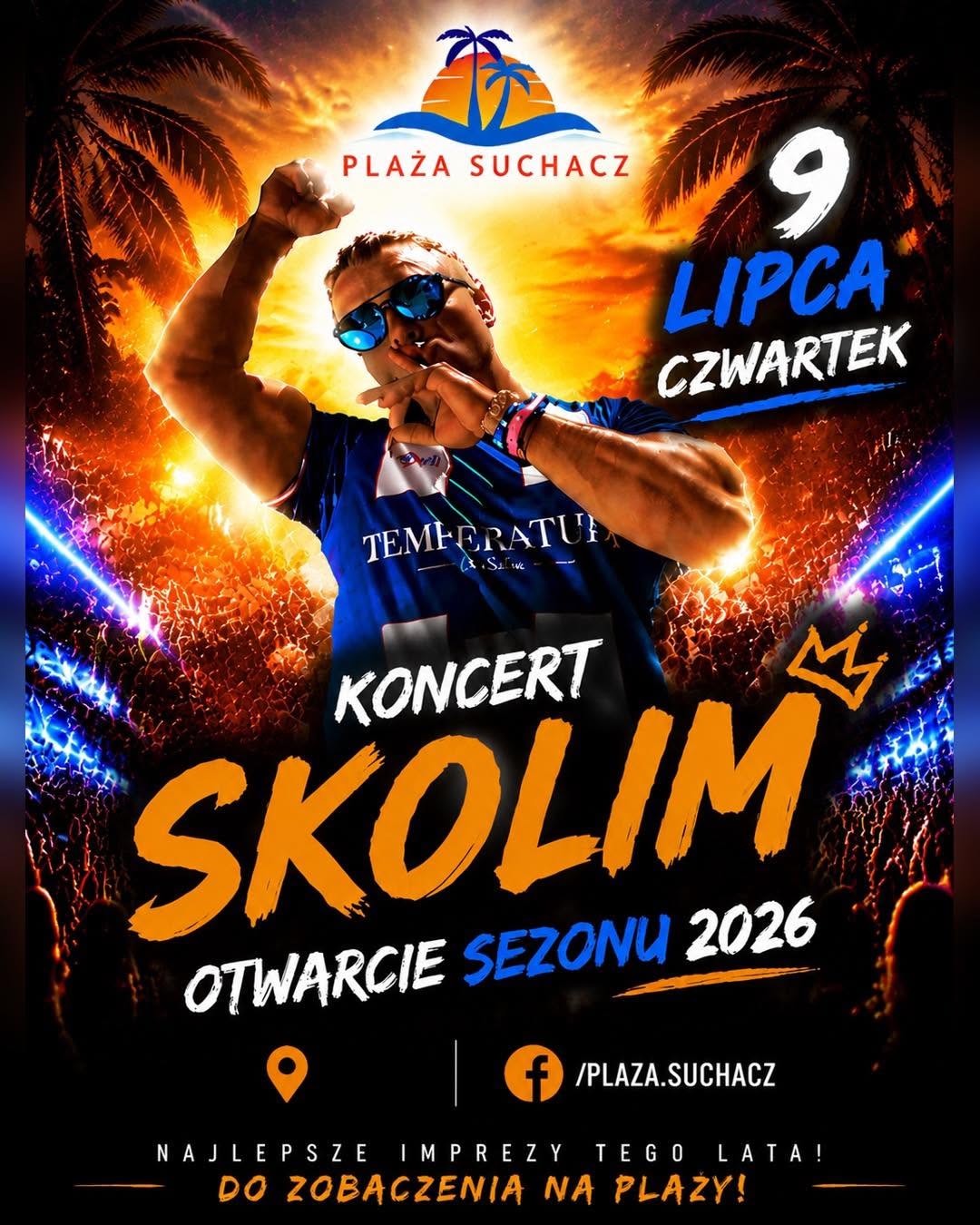 Skolim - Otwarcie Sezonu Plaża Suchacz - 9 lipca 2026
