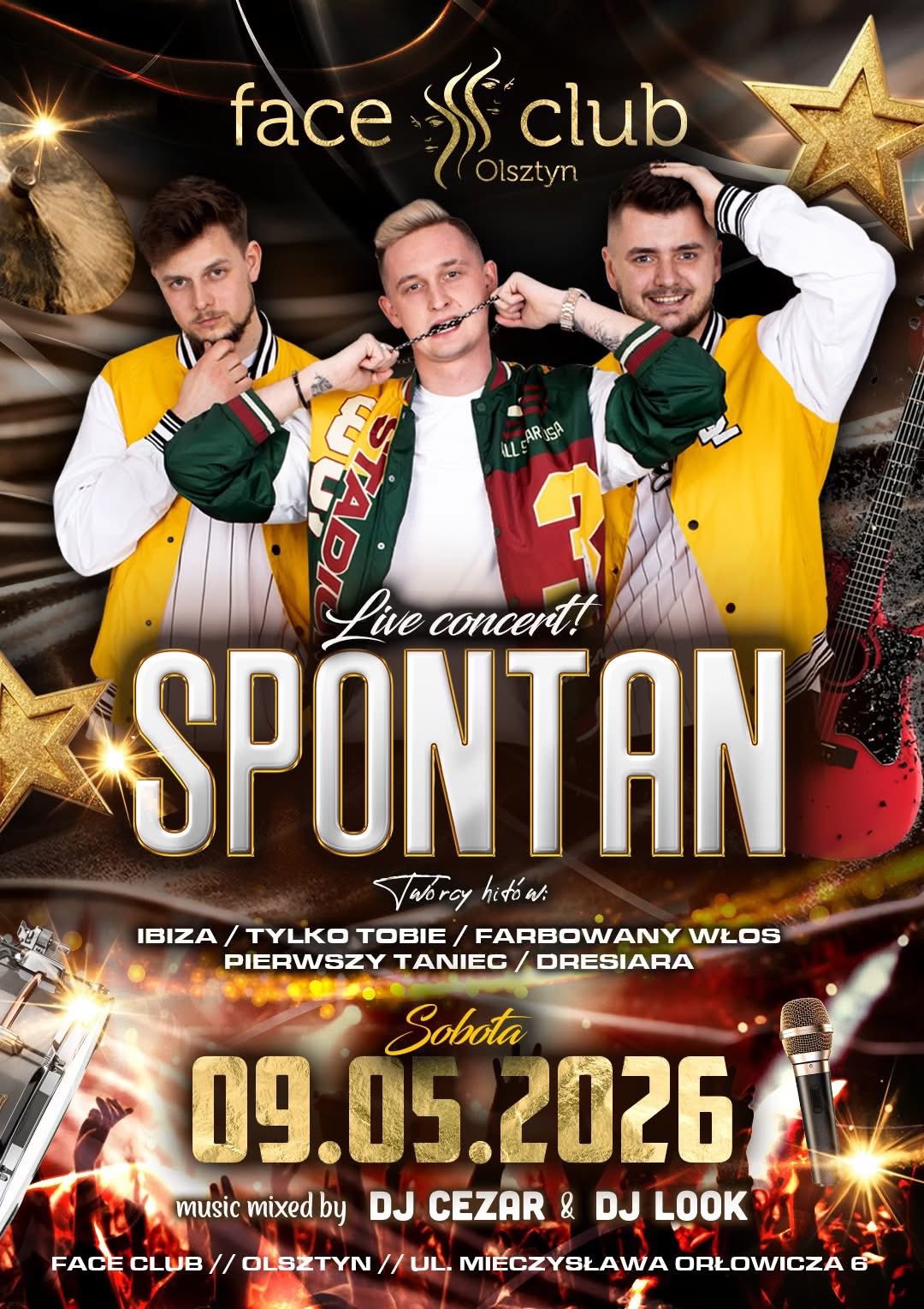 Spontan - Face Club Olsztyn - 9 maja 2026