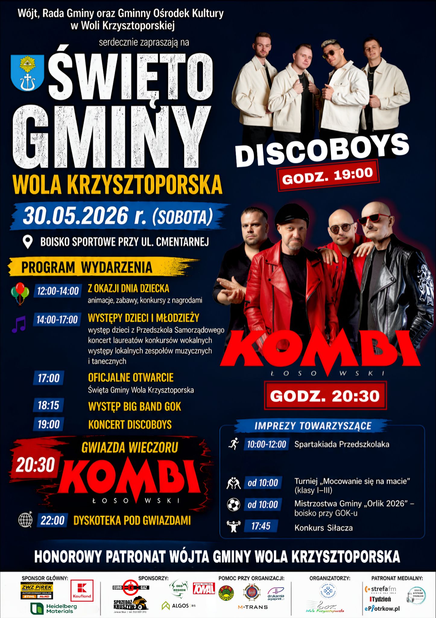 Święto Gminy Wola Krzysztoporska - 30 maja 2026