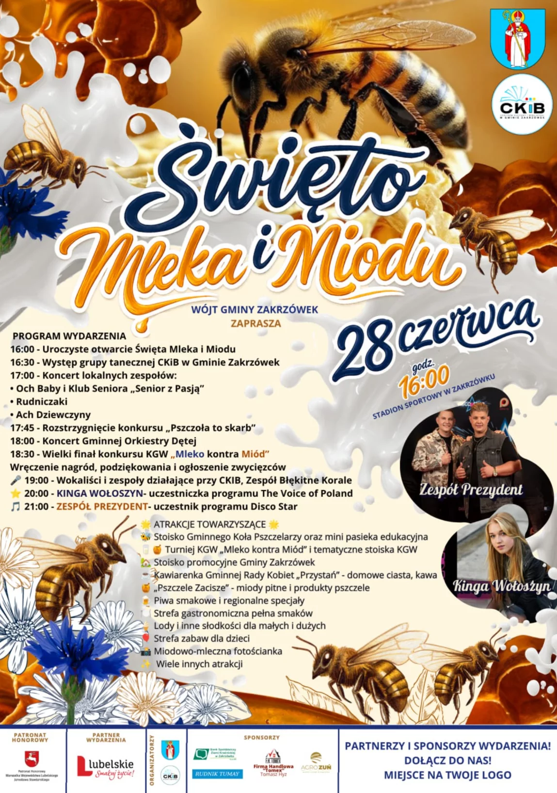 Święto Mleka i Miodu Zakrzówek - 28 czerwca 2026