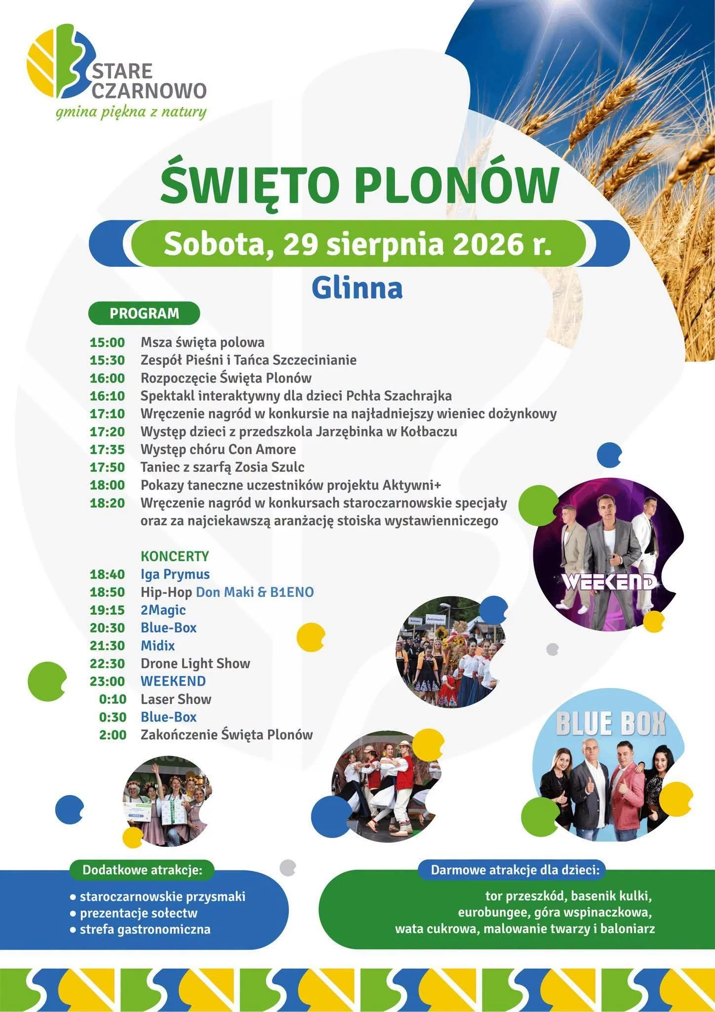 Święto Plonów Glinna - 29 sierpnia 2026