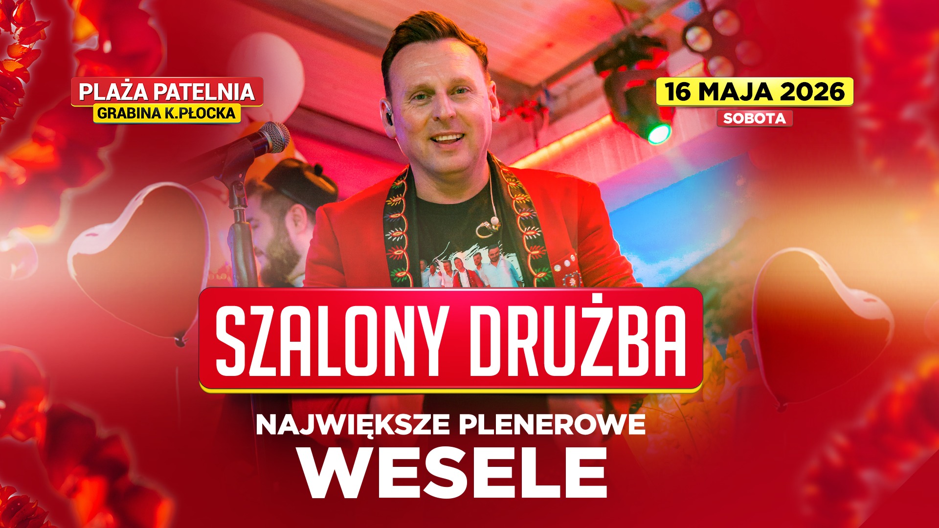 Szalony Drużba - Plaża Patelnia Grabina k. Płocka - 16 maja 2026