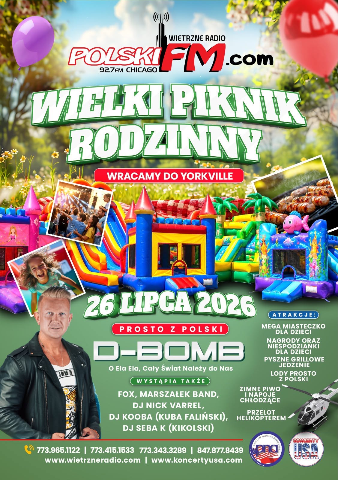 Wielki Piknik Rodzinny Yorkville - 26 lipca 2026