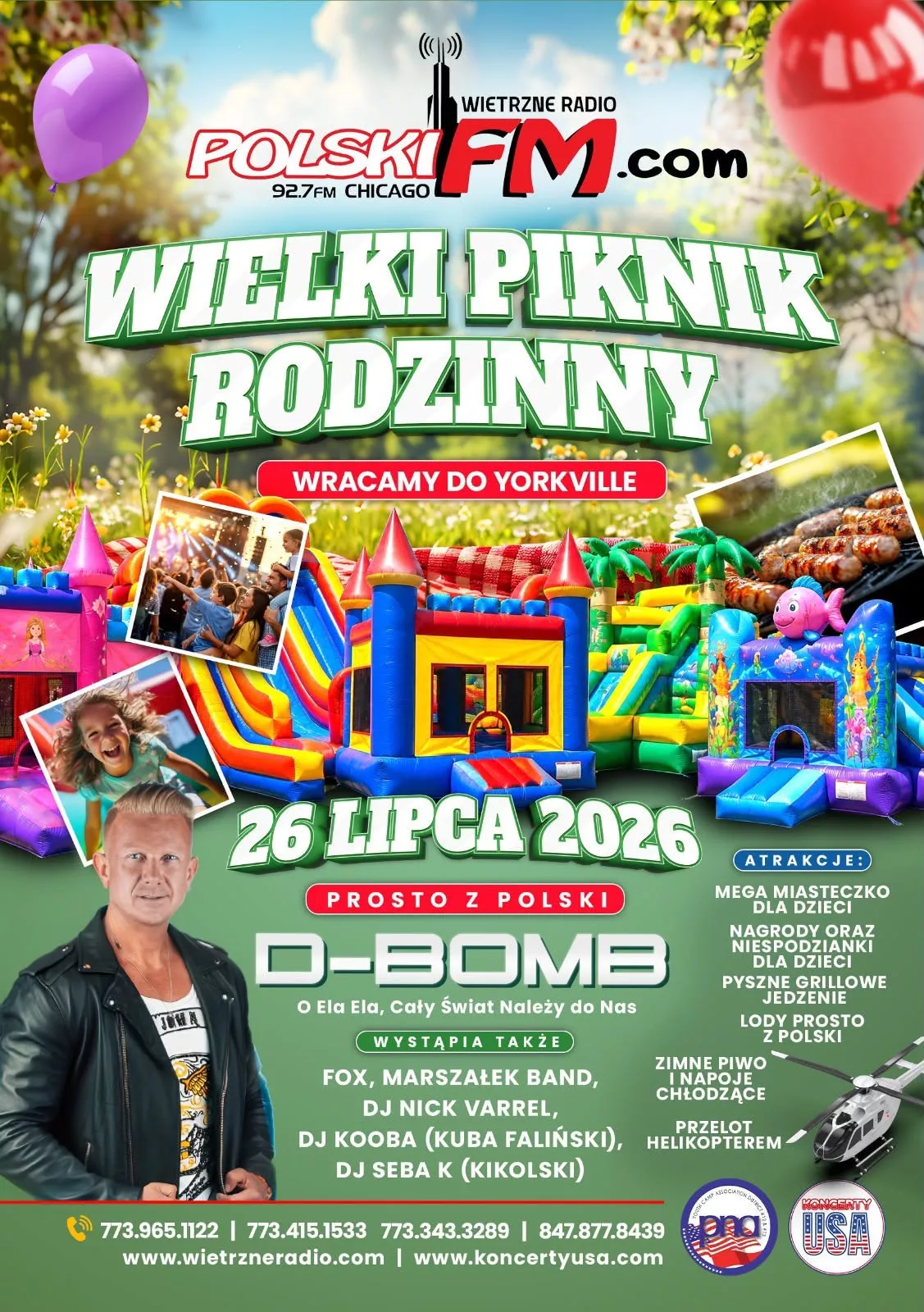 Wielki Piknik Rodzinny Yorkville - 26 lipca 2026