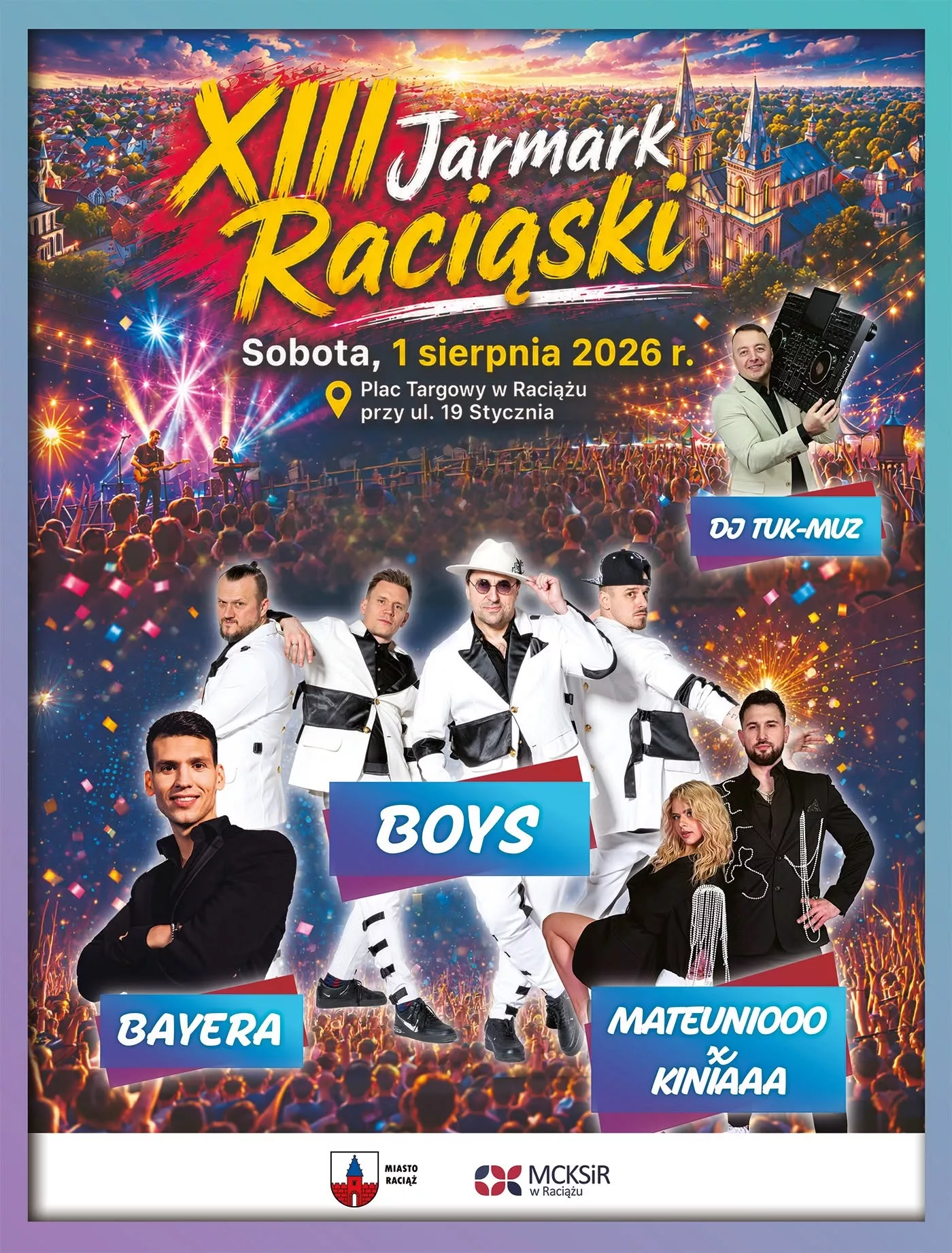 XIII Jarmark Raciąski - 1 sierpnia 2026