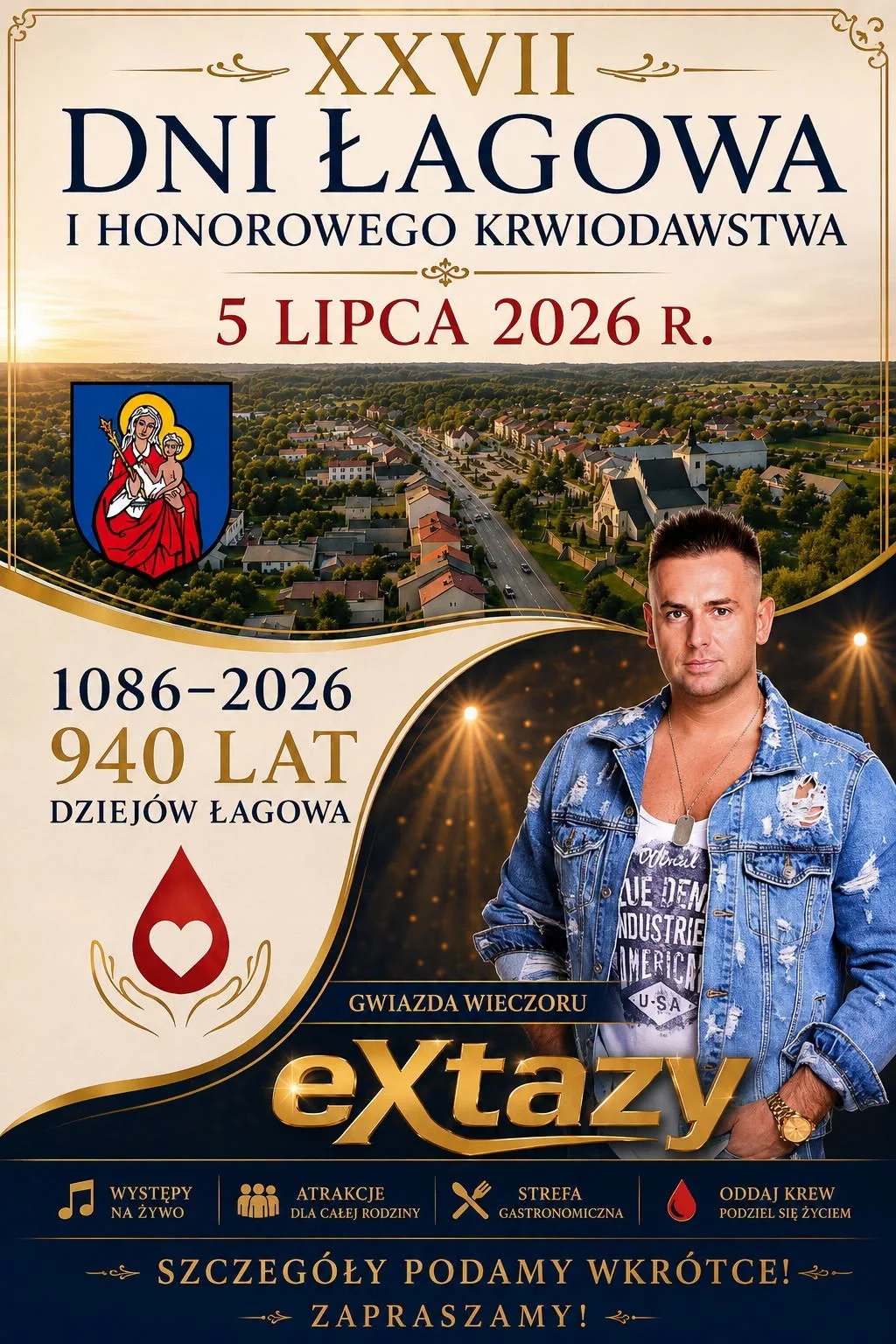 XXVII Dni Łagowa i Honorowego Krwiodawstwa - 5 lipca 2026