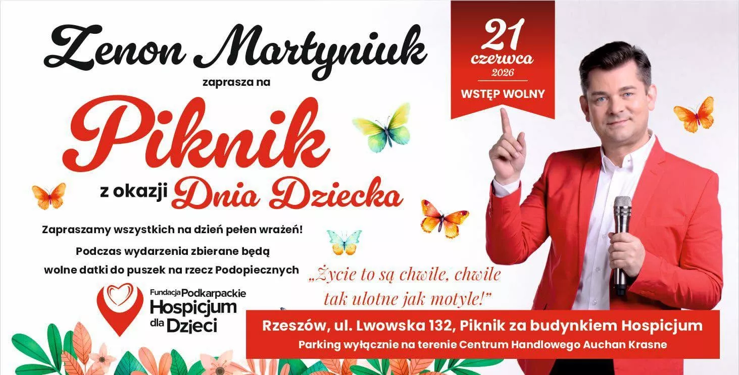 Zenon Martyniuk - Piknik z okazji Dnia Dziecka Rzeszów - 21 czerwca 2026