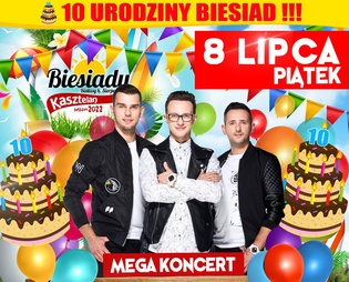 10-urodziny Biesiad Kasztelan! Koncert gwiazd disco polo - zespołu Plabyoys już 8 lipca! Bilety!