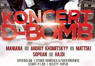 Koncert D-Bomb Speed Club k. Skierniewic 23.08.