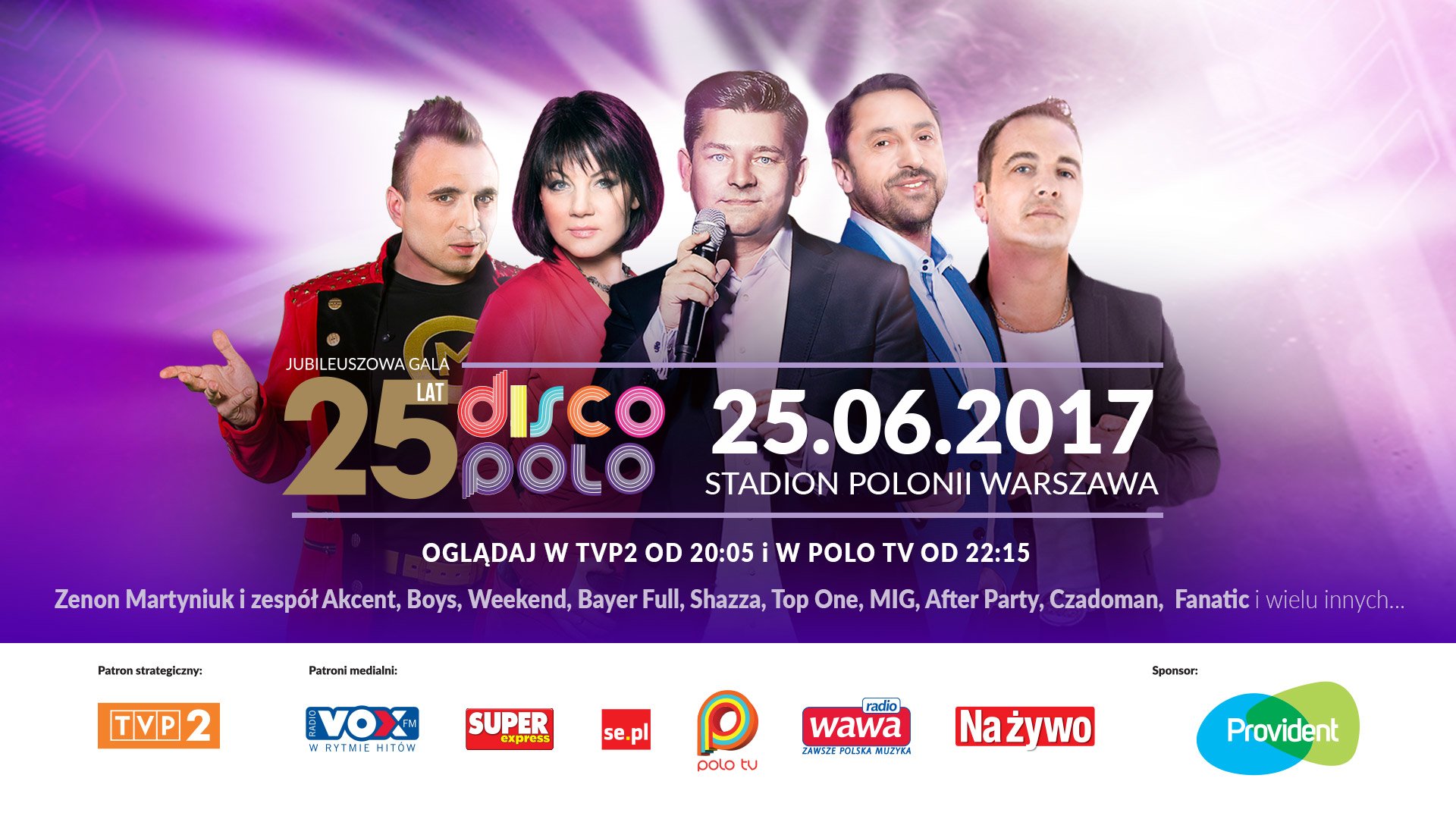 Gala „25 lat Disco Polo” w Warszawie. Znamy listę zespołów!