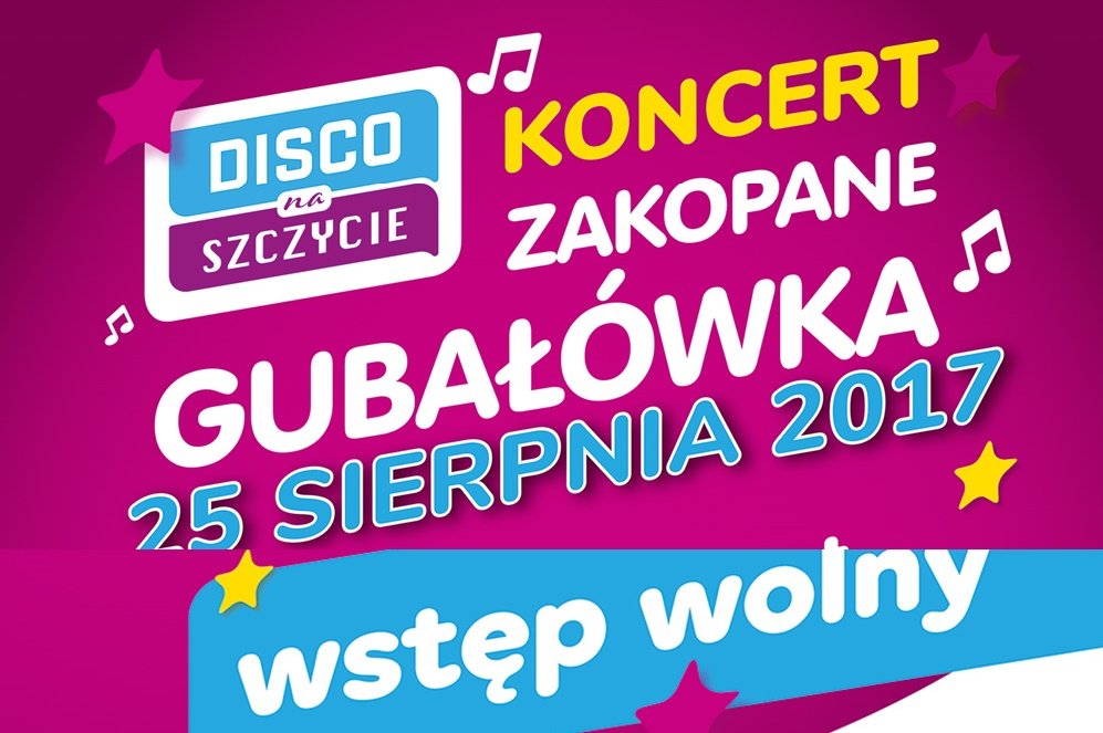 Disco na szczycie - druga edycja imprezy na Gubałówce!