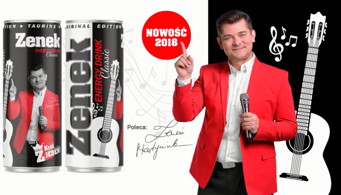 Zenek Martyniuk z nową piosenką?! Zobaczcie VIDEO i poznajcie kolejny produkt z serii Zenek Energy Drink
