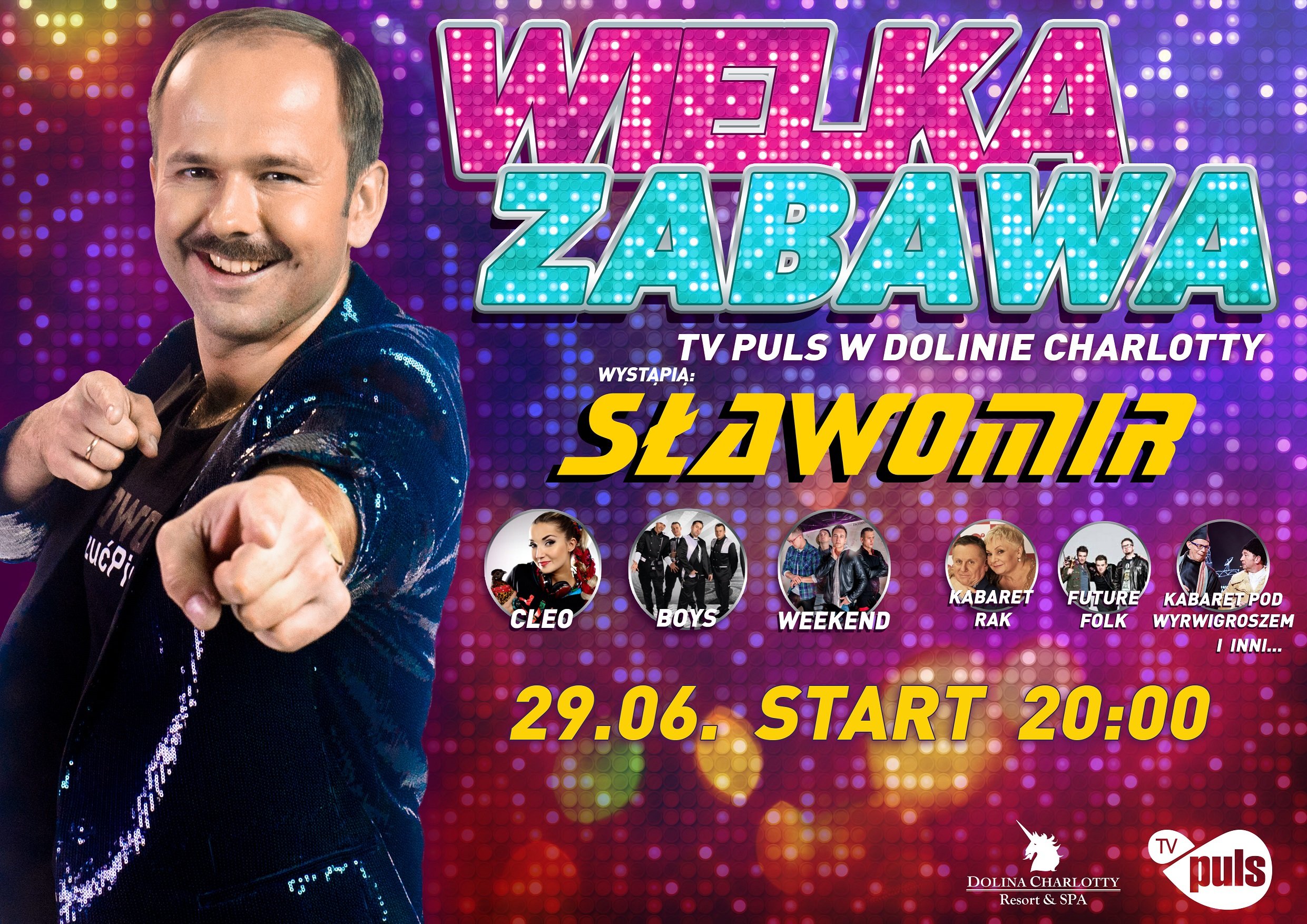 Gwiazdy disco polo na żywo w TV PLUS! Wielki koncert w Dolinie Charlotty.