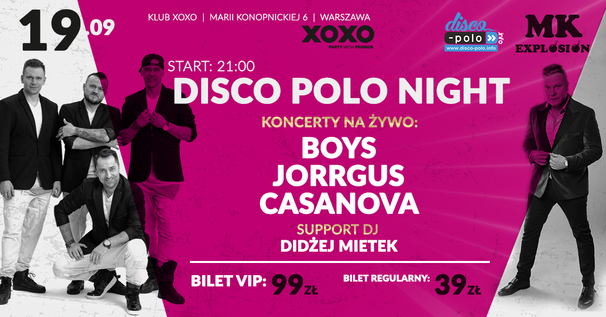 Niezwykłe wydarzenie disco polo już niebawem w Warszawie. Każdy może się tam pojawić. 