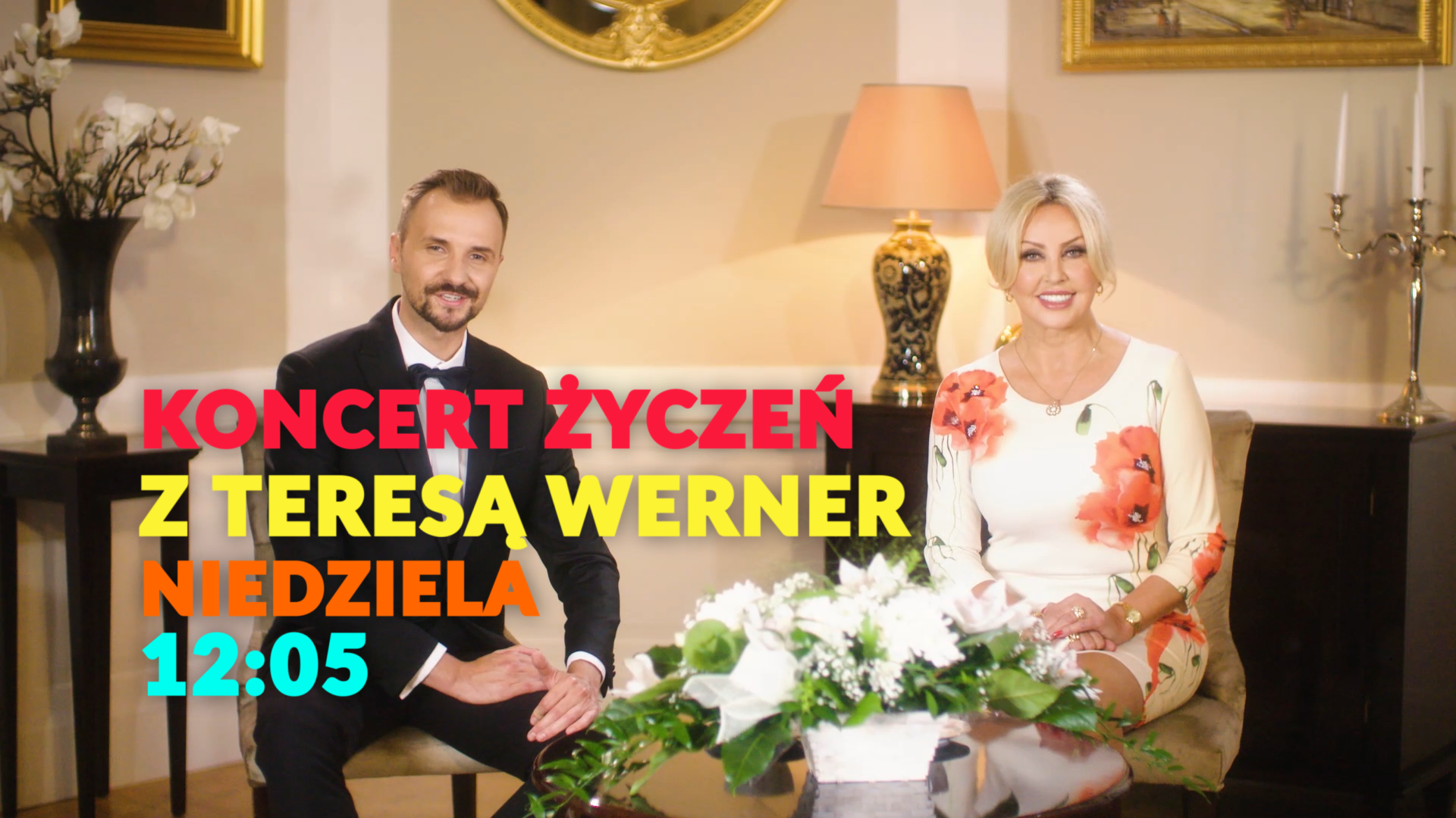 „Koncert życzeń z Teresą Werner”- kolejna jesienna nowość już w niedziele o godz. 12.05  w Polo TV. 