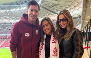 Kim jest Pamela Stone, kuzynka Anny Lewandowskiej? Zdjęcie z Robertem Lewandowskim z meczu
