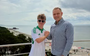 Ma 17 lat i właśnie zagrał w Rezydencji Prezydenta RP. WonerS pokazał kadr z Juraty