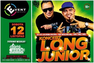 Już jutro! Koncert zespołu Long & Junior w Klubie Event | Nowy Sącz