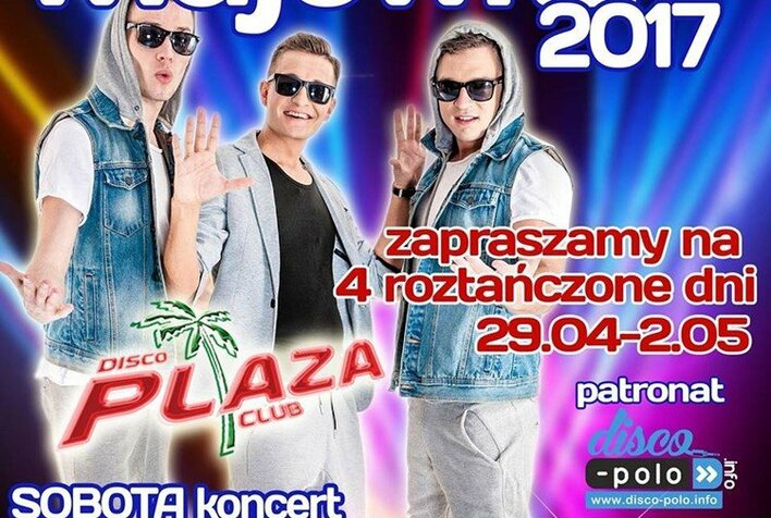 Majówka w Disco Plaza w Mielnie!