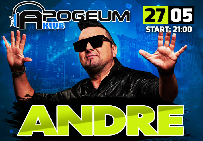 Andre wystąpi w klubie Apogeum! Już 27 maja! To będzie epicka impreza disco polo