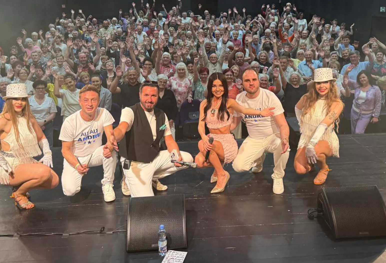 Andre w Sępólnie Krajeńskim. Ewa Kryza dołączyła do gwiazdy disco polo na scenie