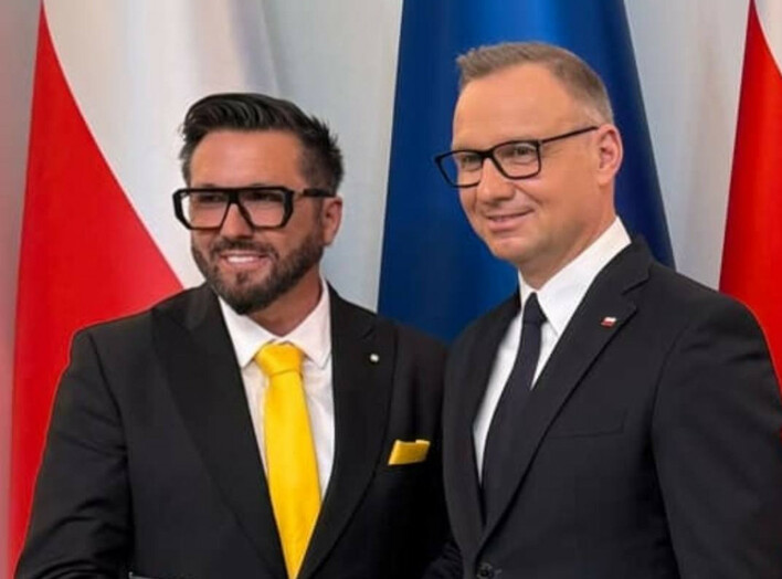 Andre z disco polo na oficjalnym spotkaniu z prezydentem Andrzejem Dudą. Fani przecierają oczy ze zdumienia!