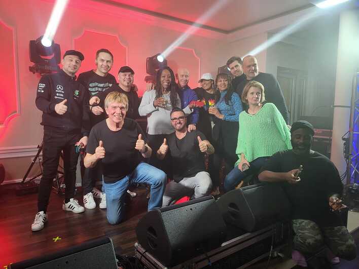 Andrzej Andre Marcysiak ze specjalną nagrodą! Zagrał na scenie razem z Boney M oraz Smokie