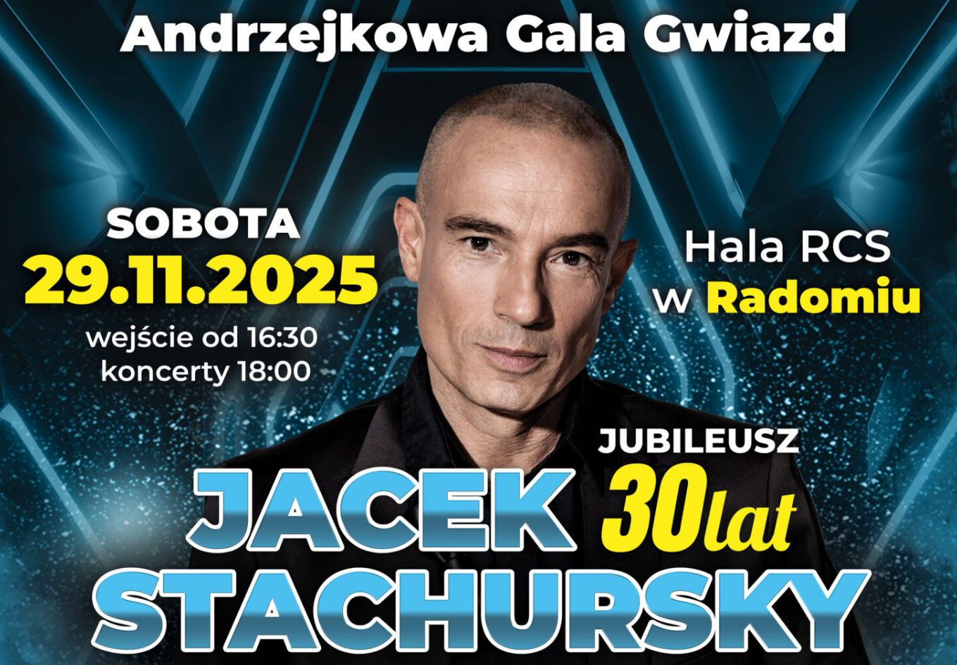 Andrzejkowa Gala Gwiazd 2025 w Radomiu! Kto wystąpi?