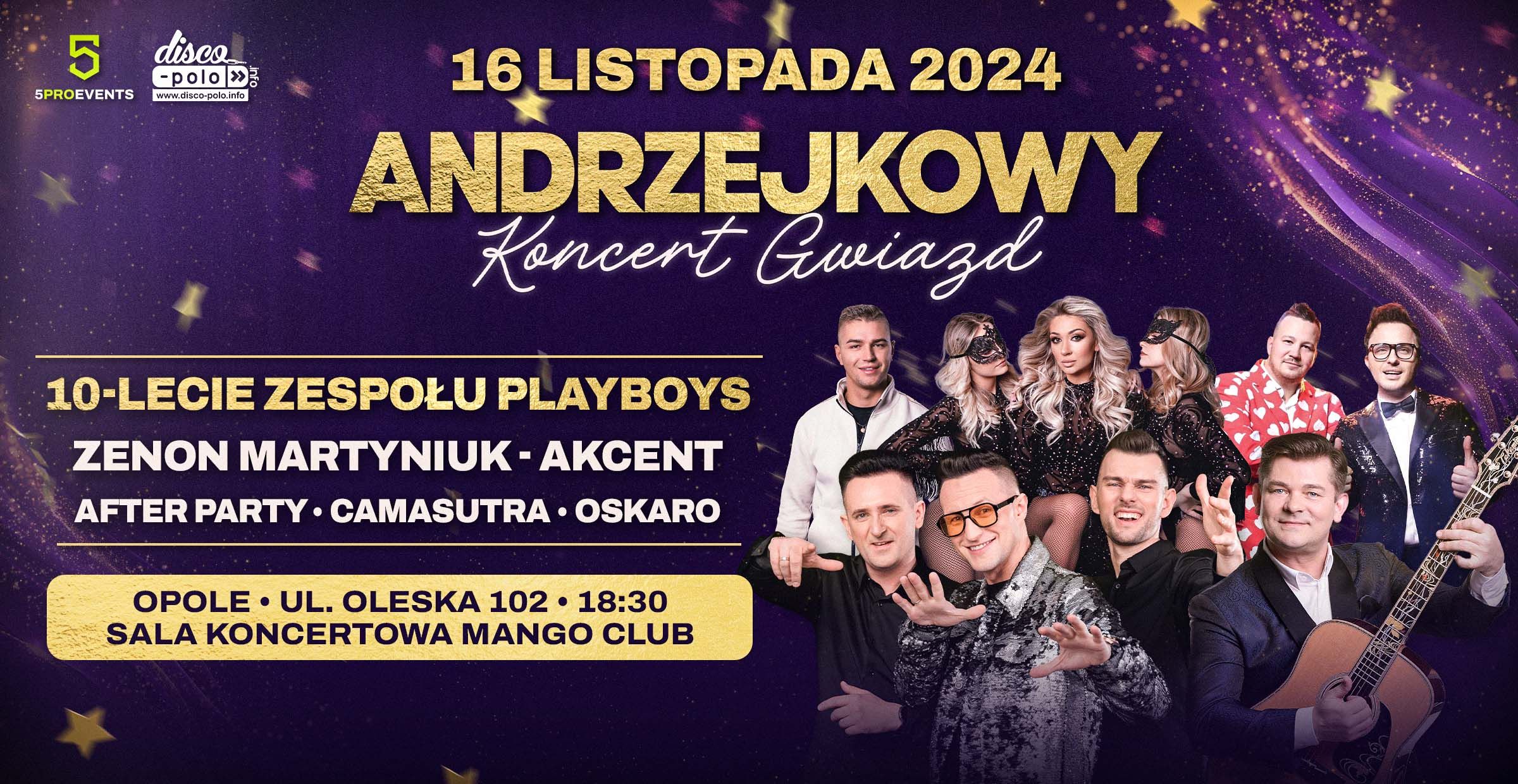 Andrzejkowy Koncert Gwiazd 2024 w Opolu: Sprawdź, kto wystąpi i gdzie kupić bilety!