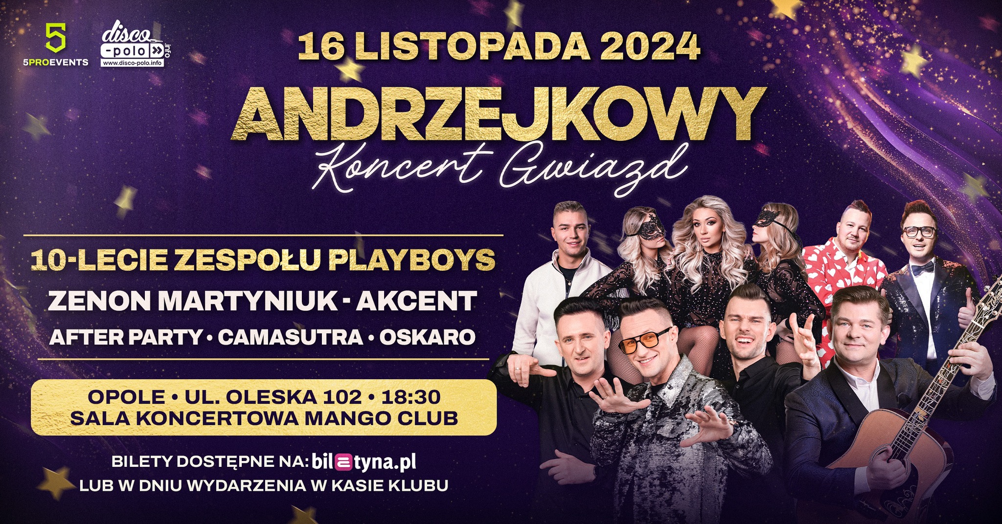 Andrzejkowy Koncert Gwiazd 2024 w Opolu