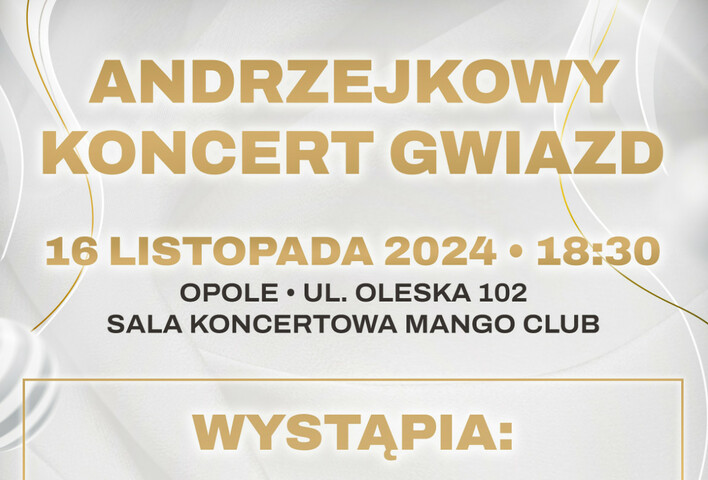 Andrzejkowy Koncert Gwiazd w Opolu już 16 listopada: Zenon Martyniuk, After Party, PlayBoys i więcej!
