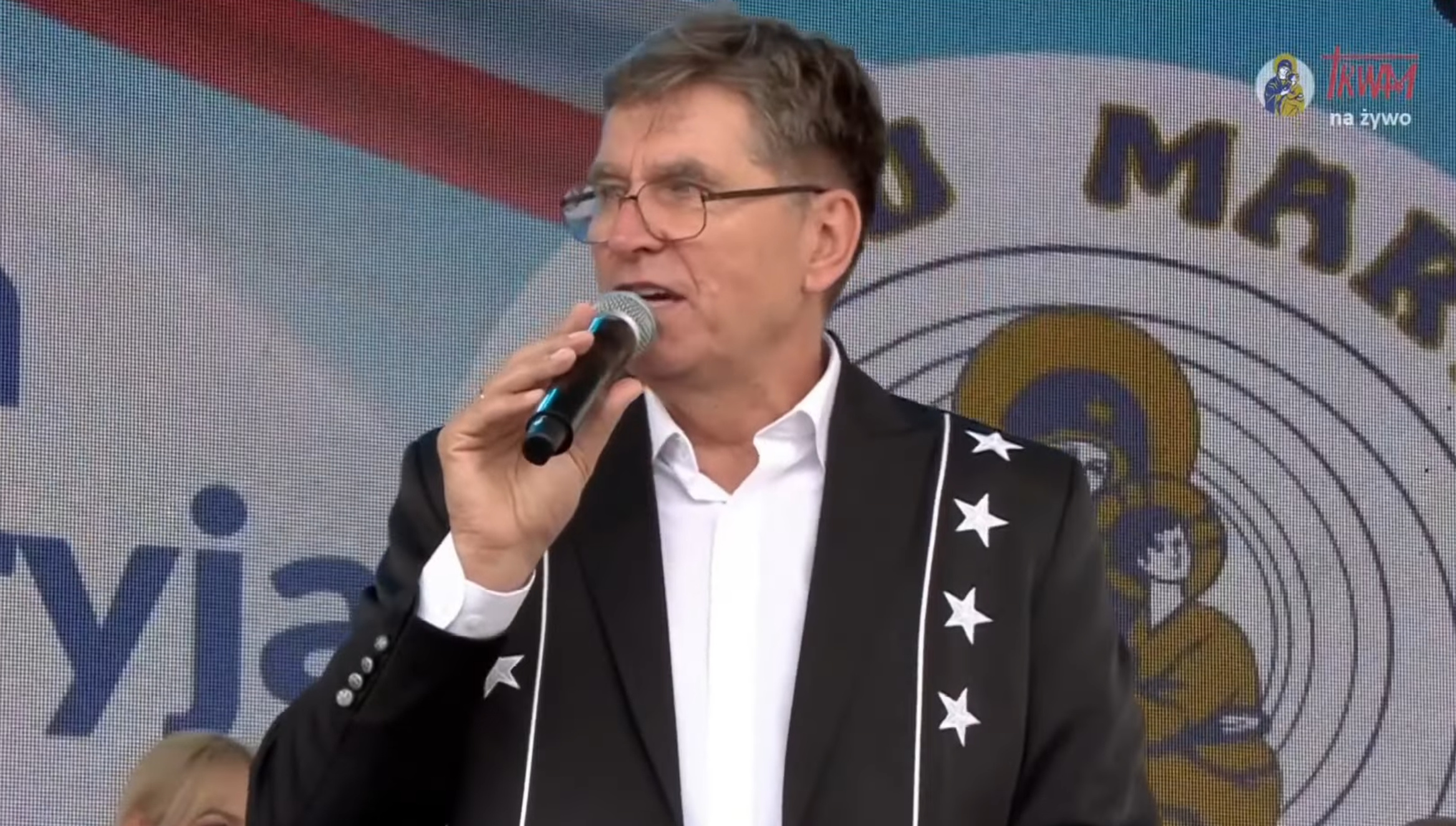 Bayer Full zaśpiewał „Wszyscy Polacy” podczas XXXIV Pielgrzymki Radia Maryja na Jasnej Górze