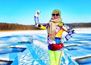 Białe szaleństwo Artystki disco polo! Wybrała się w Dolomity, aby nacieszyć się śniegiem?