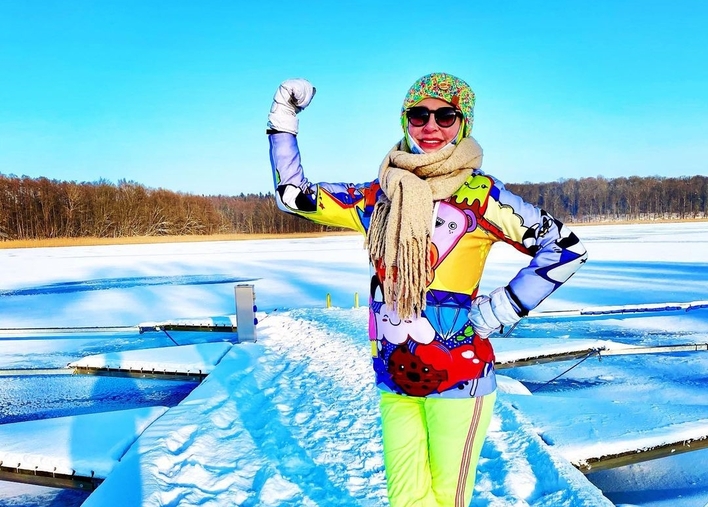 Białe szaleństwo Artystki disco polo! Wybrała się w Dolomity, aby nacieszyć się śniegiem?