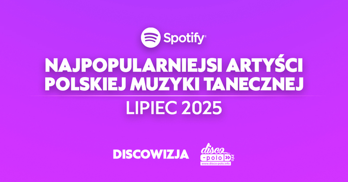 Bungee liderem zestawienia najpopularniejszych artystów disco polo na Spotify w lipcu 2025