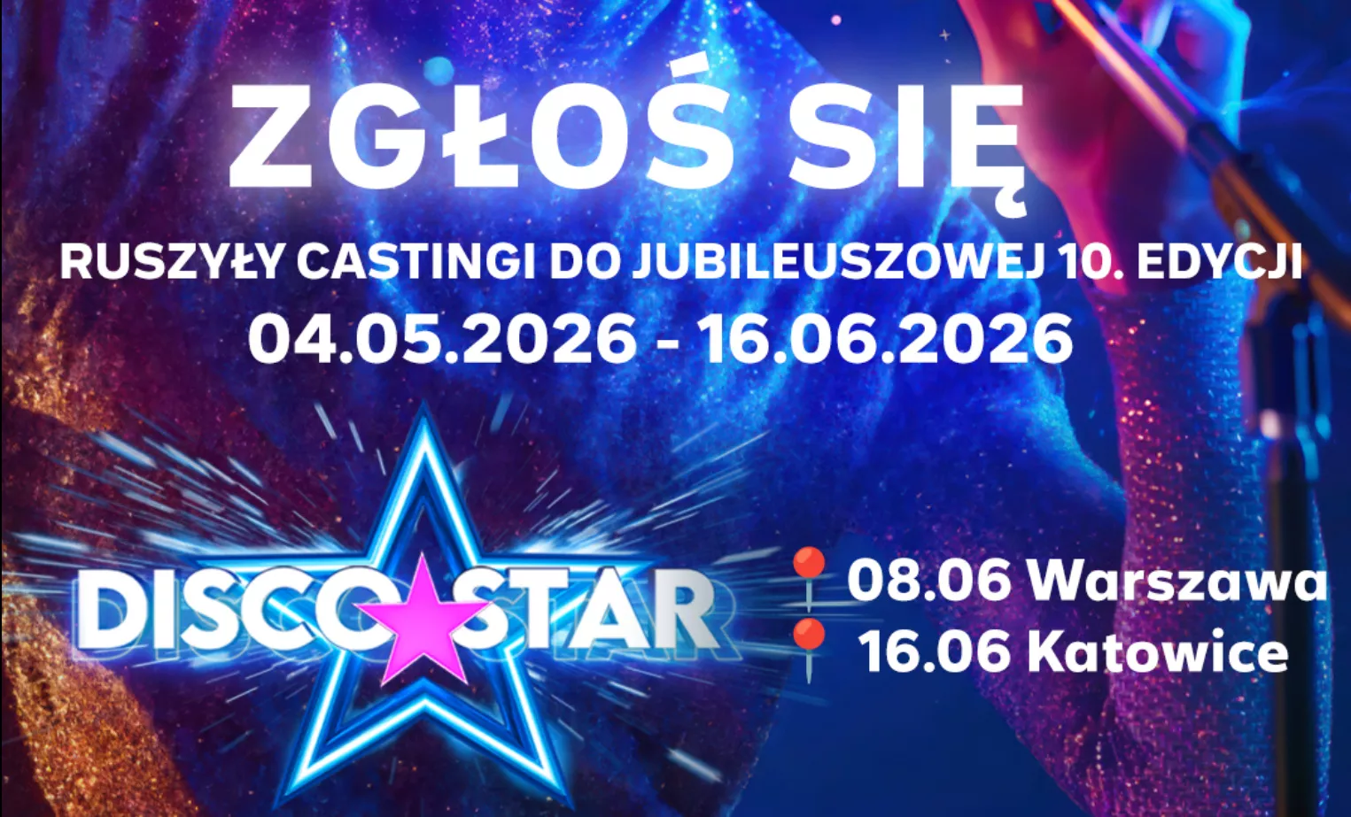 Casting do 10. edycji „Disco Star" 2026 ruszył. Jak się zgłosić?