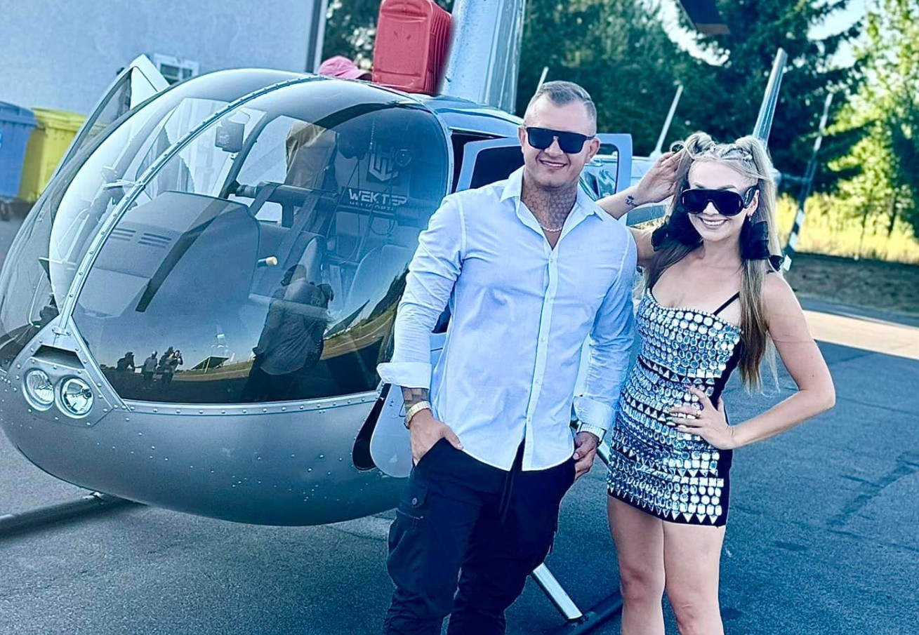 Dawid Narożny wynajął na koncerty helikopter?! Gwiazdor disco polo postawił na prędkość! Ponad 200 km na godzinę! 